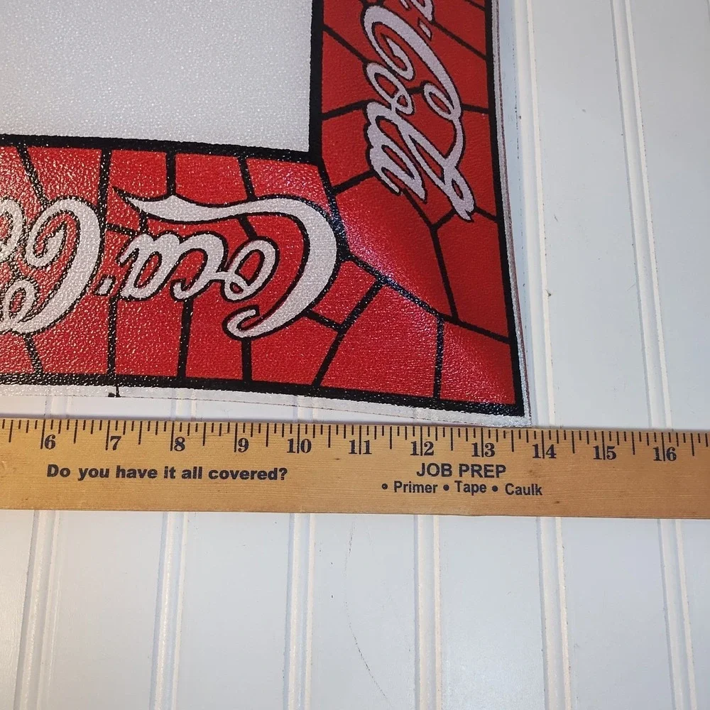 Vintage Tiffany Style Coca Cola Ceiling Light Shade Glass Lamp Cover Fixture